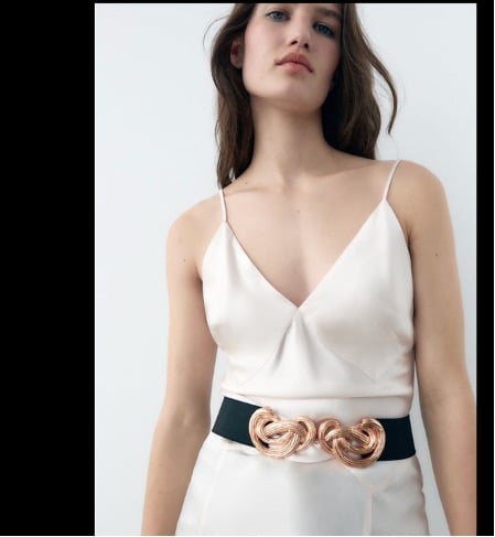 BUCKLED STRETCH BELT