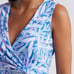 NWT Lilly Pulitzer Odella V-Neck Midi Dress Zip Barton Blue Star Gazing Sz 14