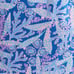 NWT Lilly Pulitzer Odella V-Neck Midi Dress Zip Barton Blue Star Gazing Sz 14