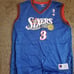 Allen Iverson Philadelphia 76ers Champion adult Jersey sz L 44