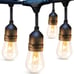 48 FT Outdoor String Lights 18 Edison Vintage Bulbs