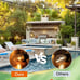48 FT Outdoor String Lights 18 Edison Vintage Bulbs