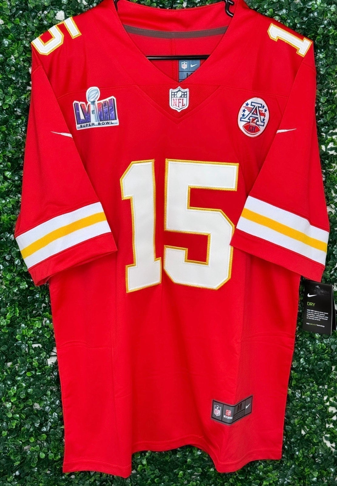 MENS KANSAS CITY CHIEFS PATRICK MAHOMES #15 JERSEY