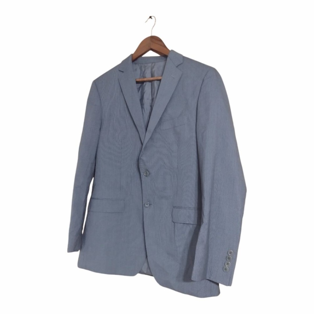 Elie Tahari Gray Size 40R Wool 2 Button Front Suit Jacket