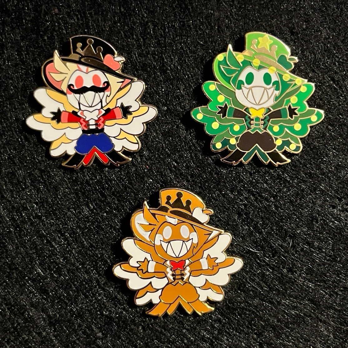 IDP Christmas Lucifer Gacha Pins