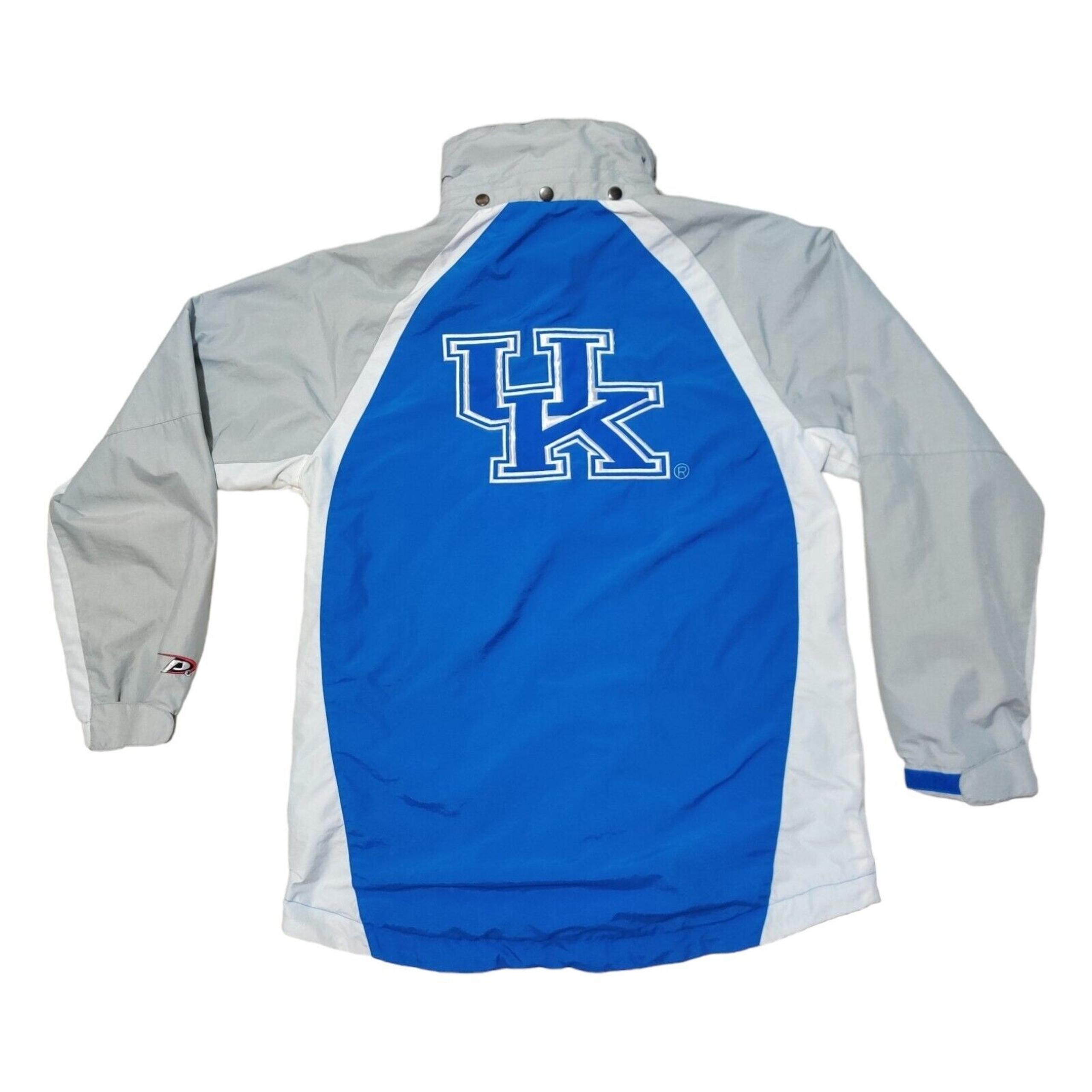 University Of Kentucky Wildcats Jacket Adult Small Blue Gray Soft Shell Coat - Pro Player