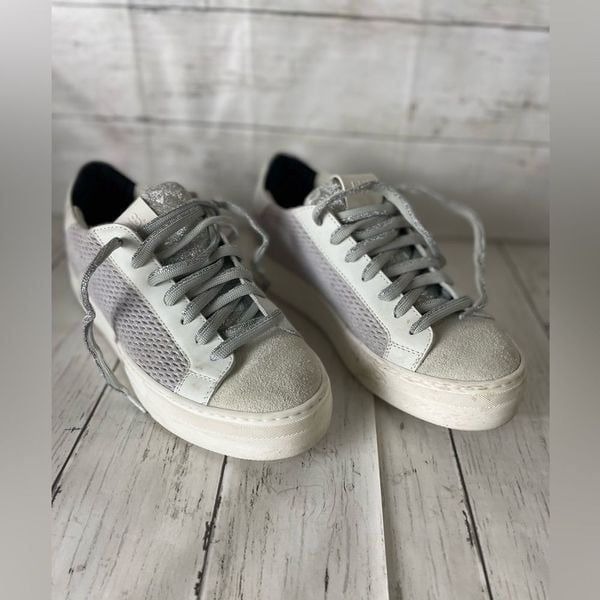 P448 Thea Low Top Platform Sneakers Size 37=7