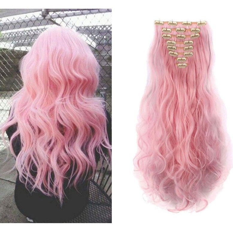Pink Beauty Clip In Extensions