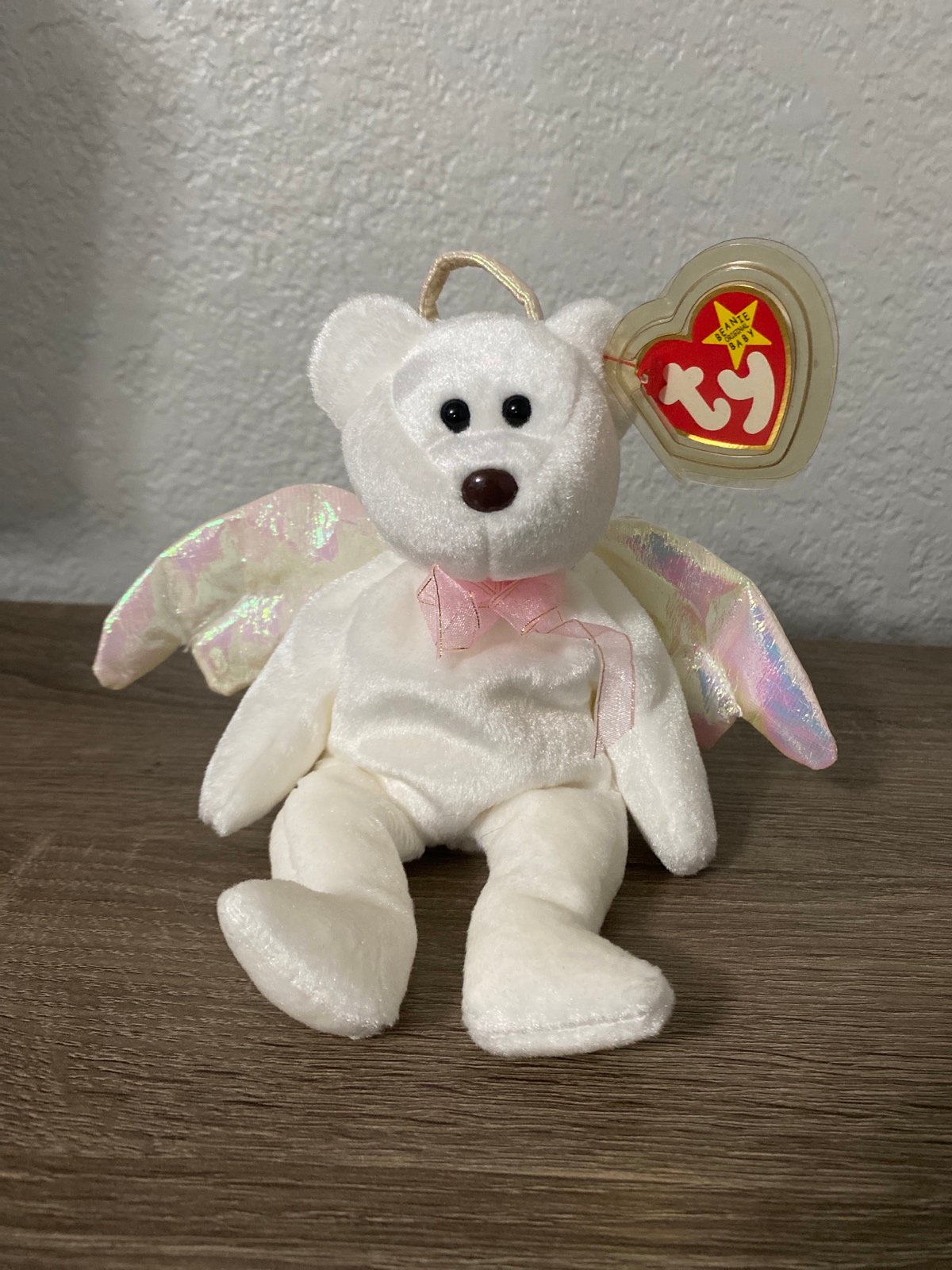 Ty Beanie Babies Halo The Angel Bear