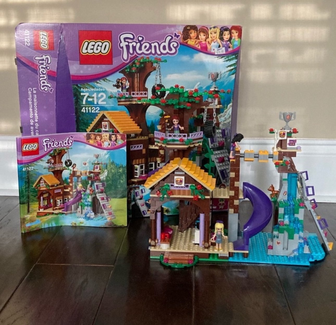 Lego Friends Adventure Camp Tree House 41122 All Pieces W/ Box and Instructions