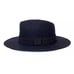 Anthropologie Women’s Hat Dark Blue Rancher Fedora Lightweight Knit Wide Brim OS