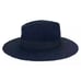 Anthropologie Women’s Hat Dark Blue Rancher Fedora Lightweight Knit Wide Brim OS