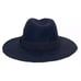 Anthropologie Women’s Hat Dark Blue Rancher Fedora Lightweight Knit Wide Brim OS