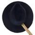 Anthropologie Women’s Hat Dark Blue Rancher Fedora Lightweight Knit Wide Brim OS