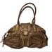 Botkier Bianca Vintage Y2K metallic bronze leather satchel