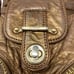 Botkier Bianca Vintage Y2K metallic bronze leather satchel