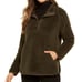 32 Degrees Fleece Sweater Deep Green