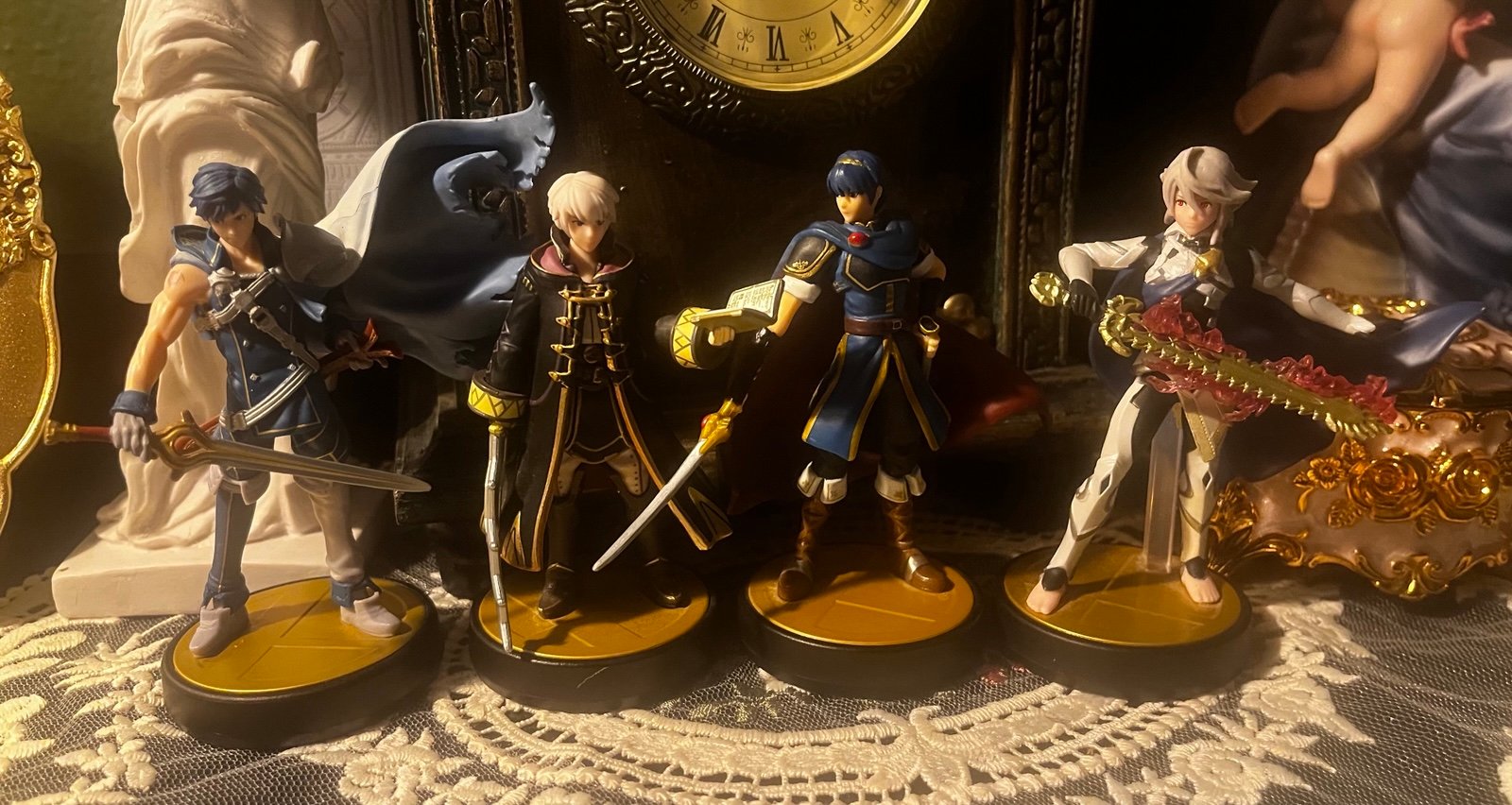 Super Smash Fire Emblem Amiibo Lot Corrin Chrom Robin Marth