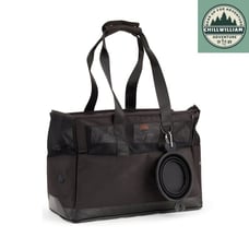 Reddy Black Canvas Dog Carrier Tote Made With Recycled Materials, Small
