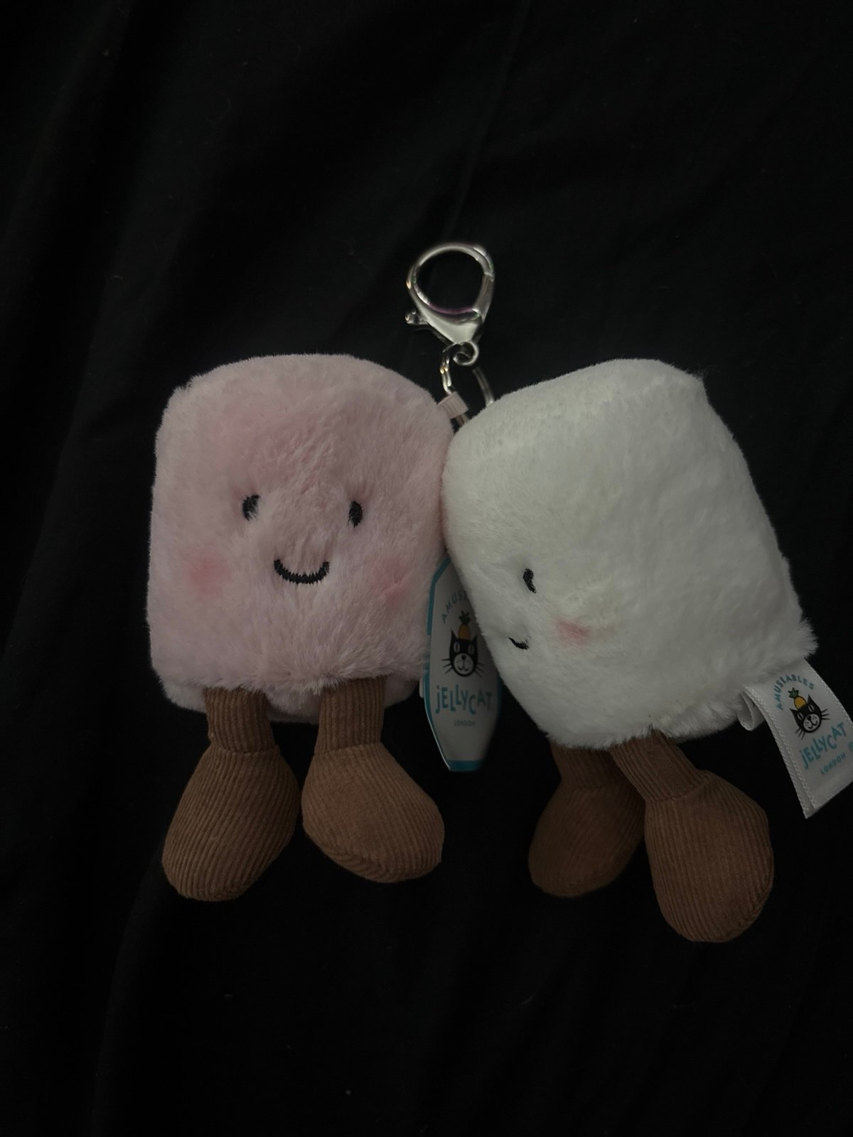 jellycat marshmallow keychains