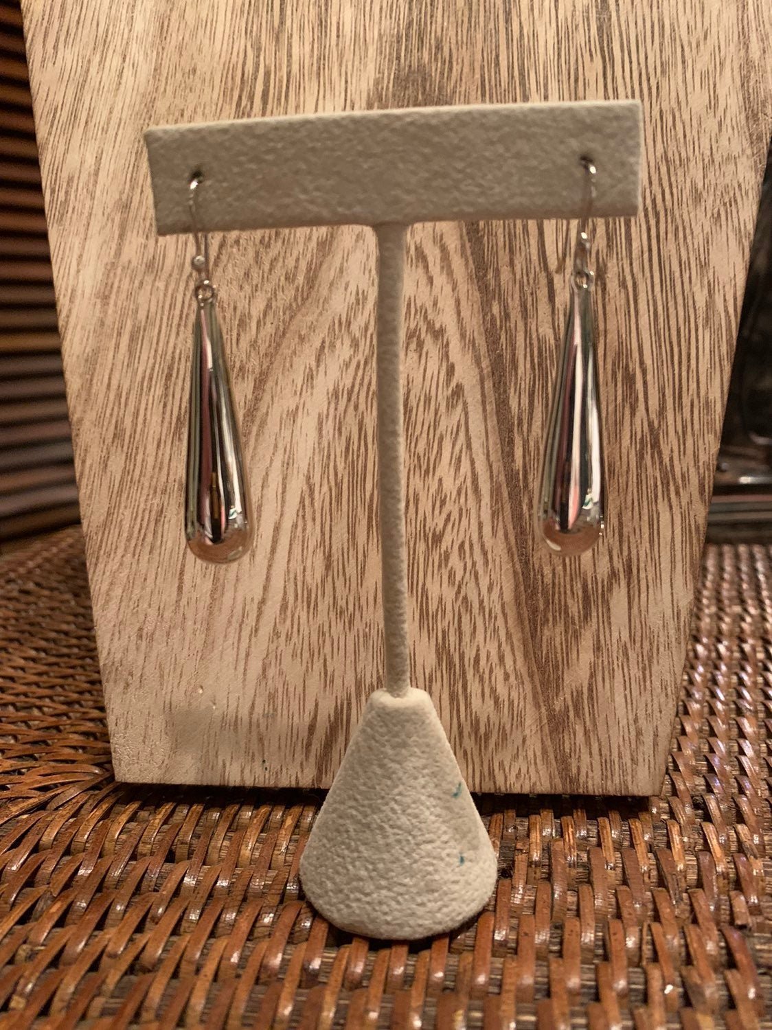 Sterling Silver Teardrop Earrings