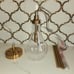 Raindrop Pendant Light Fixture Electroplated Gold/Brass Finish ~ New