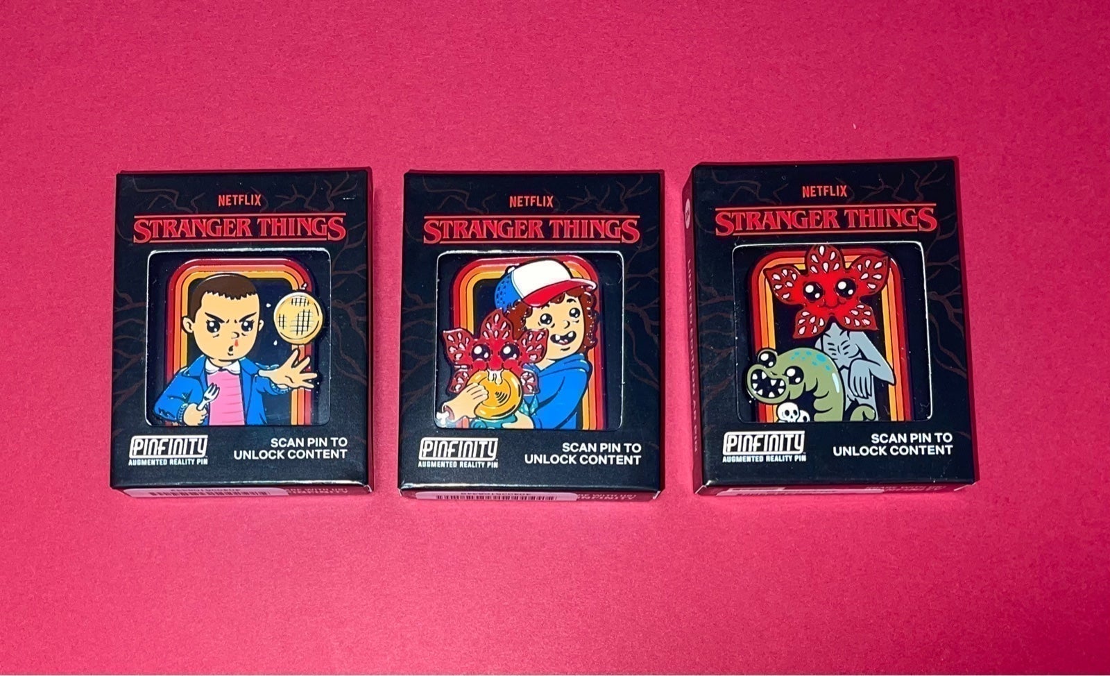 Stranger things Pinfinity Augmented Reality Pin Limited Edition