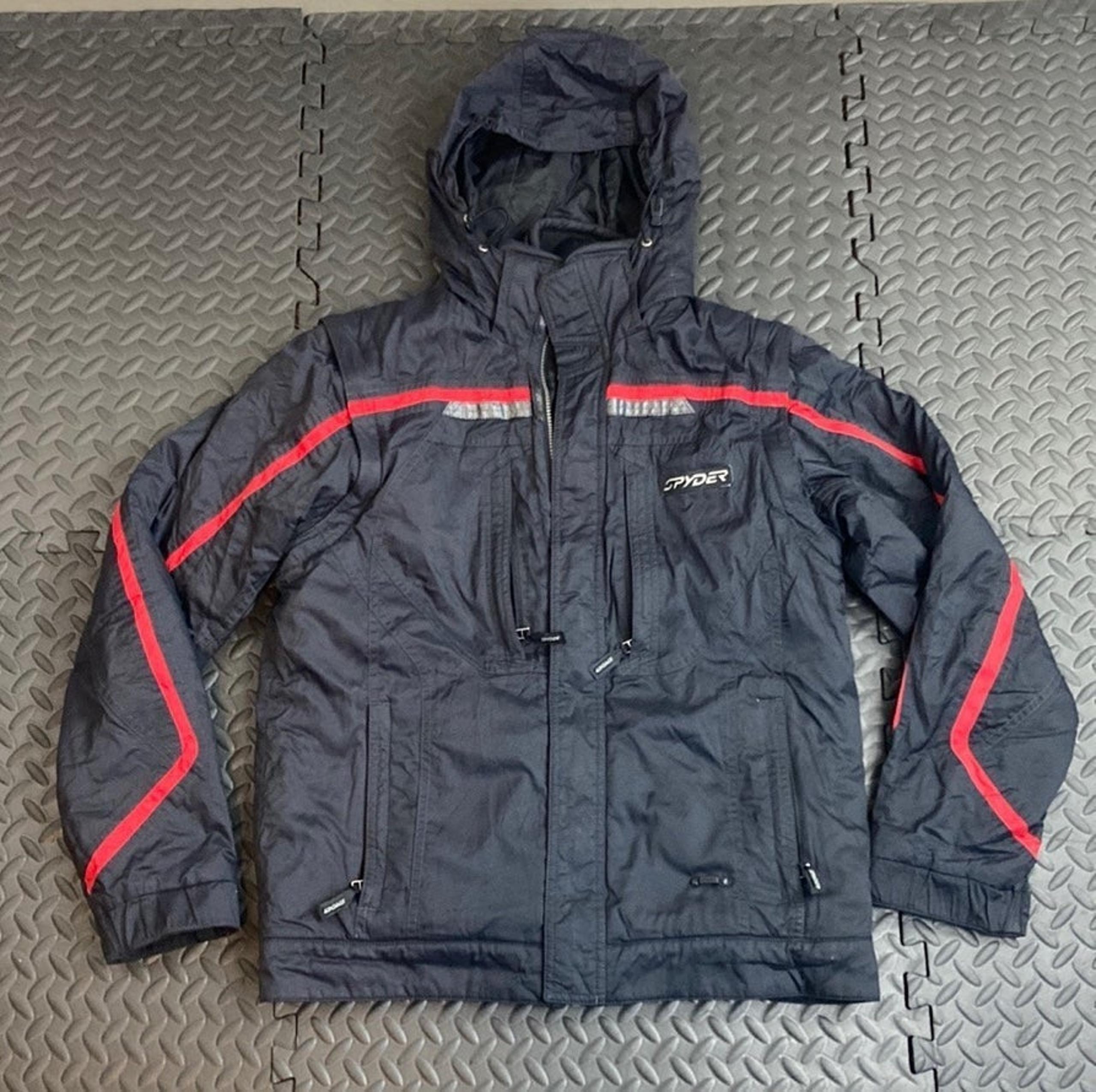 SPYDER XP 5000 Ski Jacket/Vest INSTRUCTOR STYLE Black Red SKIING COAT