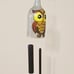 OWL HAND PAINTED WIND CHIME HOME GARDEN DECOR