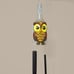 OWL HAND PAINTED WIND CHIME HOME GARDEN DECOR