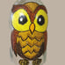 OWL HAND PAINTED WIND CHIME HOME GARDEN DECOR