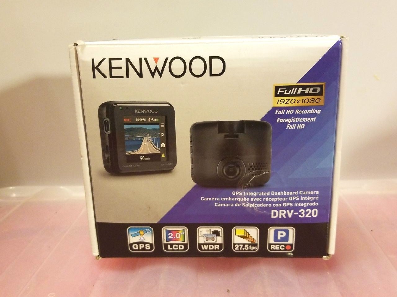 KENWOOD DRV-320 GPS Dashboard Camera