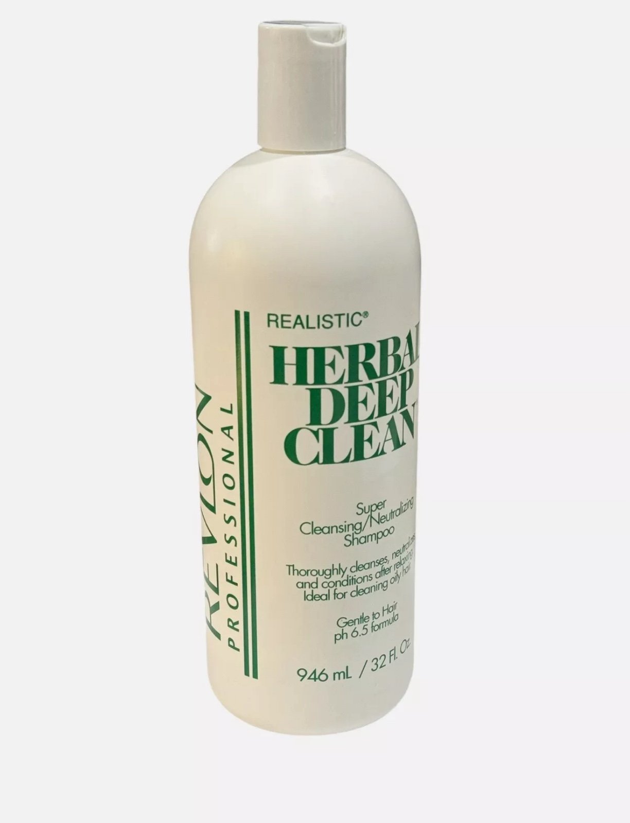 Revlon REALISTIC HERBAL DEEP CLEAN Shampoo Neutralizing pH 6.5 32 fl oz