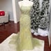 Stacees Formal Lace Floral Rhinestone Backless Embellished Gown Prom Dress