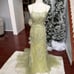 Stacees Formal Lace Floral Rhinestone Backless Embellished Gown Prom Dress