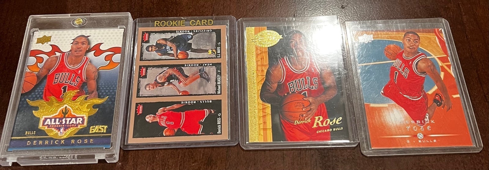 Chicago Bulls Derrick Rose lot rookie cards