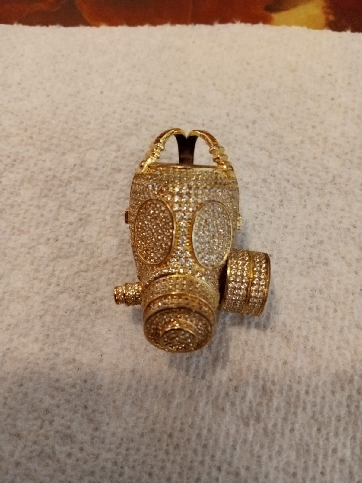 日本未入荷☆KING ICE☆The Gas Mask Necklace King ice gas mask pendant no chain.