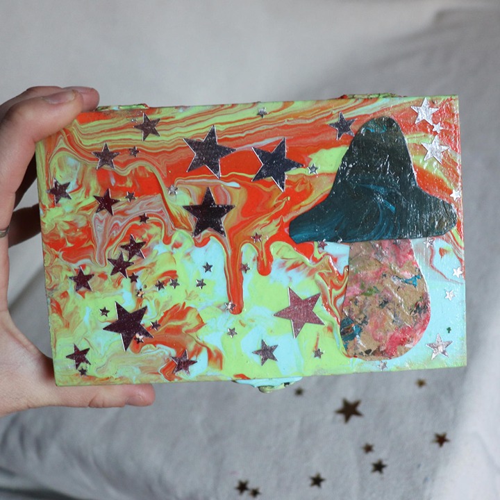 HANDMADE MUSHROOM TRINKET BOX