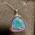 Touchstone Crystal aurora borealis necklace