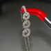 10k Gold Triple Circle Diamond Necklace