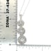 10k Gold Triple Circle Diamond Necklace