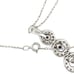10k Gold Triple Circle Diamond Necklace