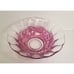 Vintage Art Deco purple glass footed Centerpiece Fruit Bowl Tulip Fluted MCM