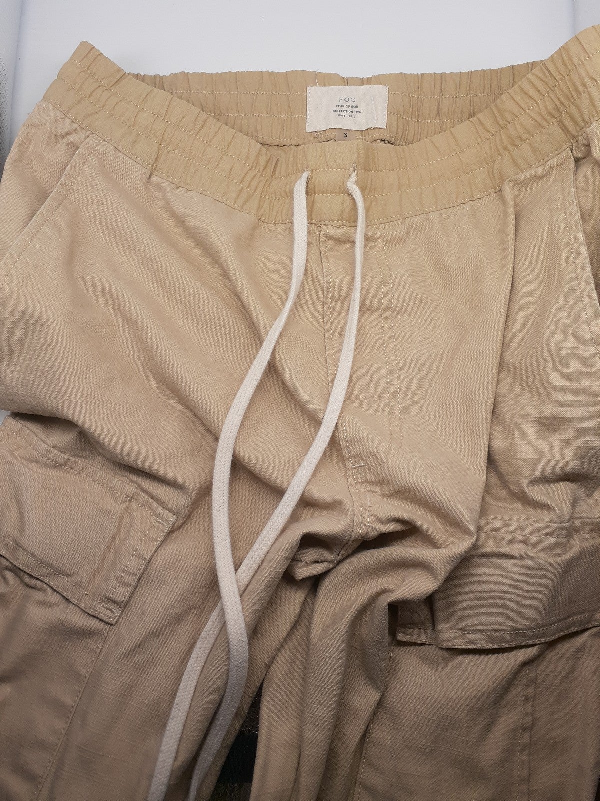 Fear of God Khaki Cargo Pants (Small)