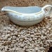 Signature Collection Coronet fine china gravy boat pink blue floral silver trim