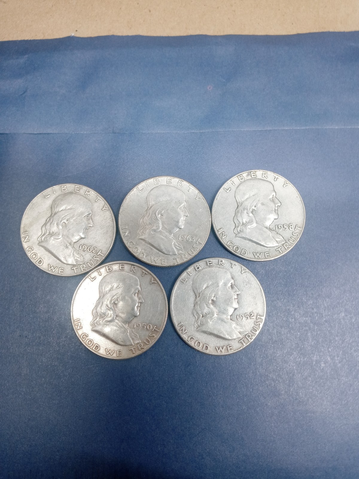 Ben Franklin half dollar