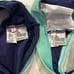 THE LINE UP Pro Cheer Dance NFL NBA NHL Navy Aqua Sequin Audition Costume Set SA