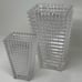 Large Clear Glass Crystal Vase