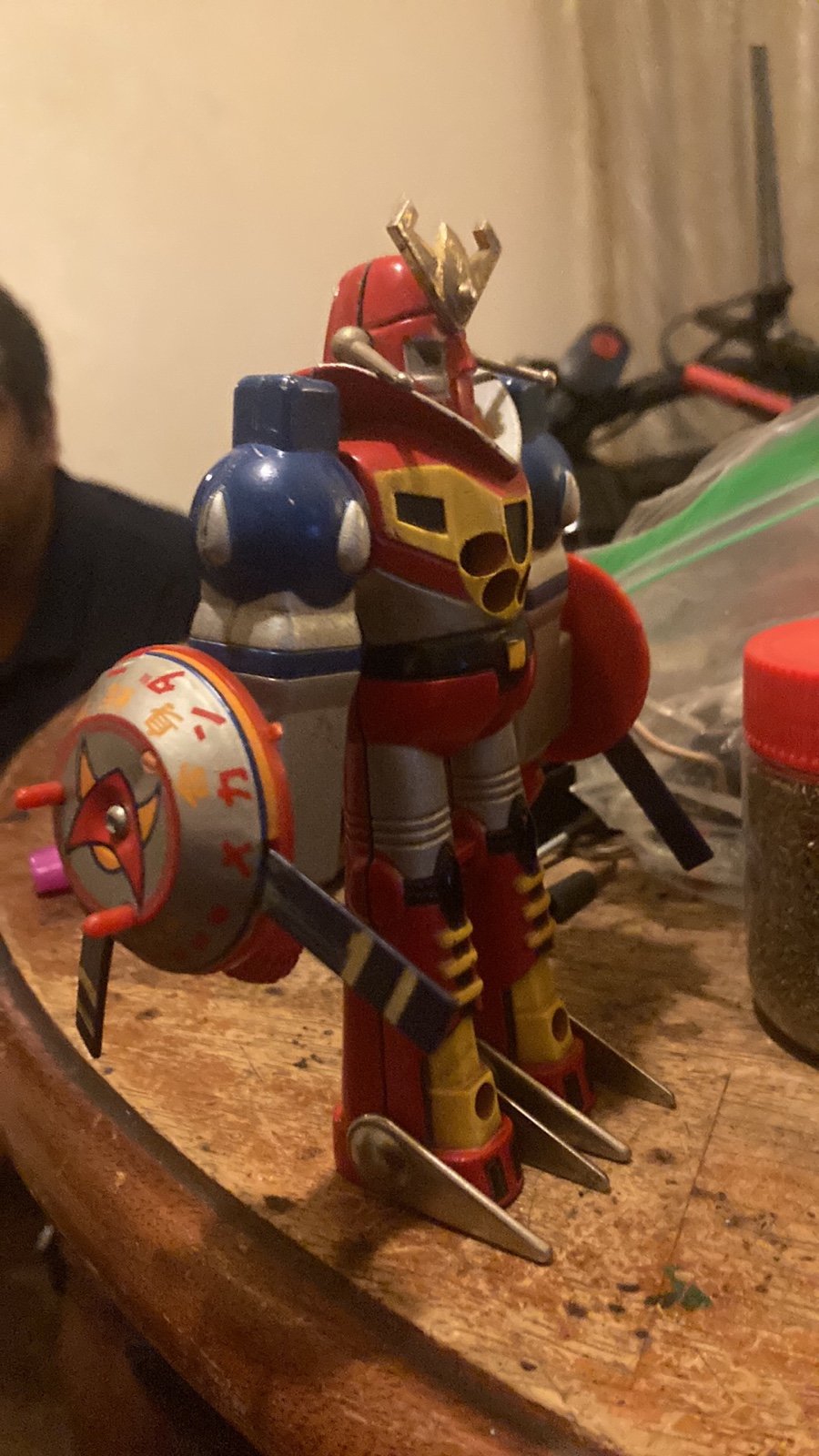 Japanese Retro 1980s Manga Robot - detail