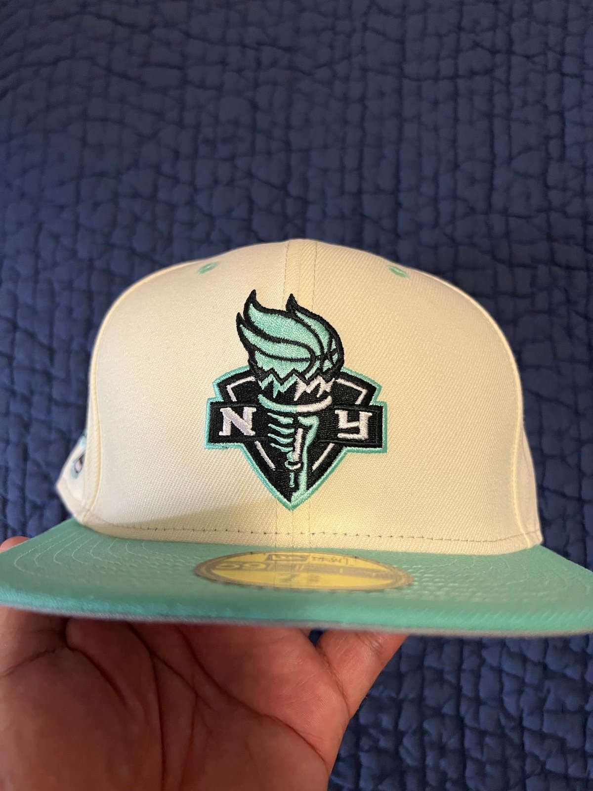 Liberty Ring Night 59FIFTY 7 5/8 Fitted Hat IN HAND SOLD OUT MADE FOR W Lids